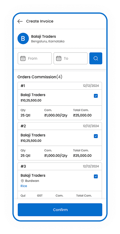 Create Orders – products and totals