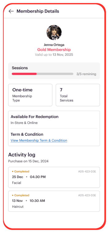 Membership Details