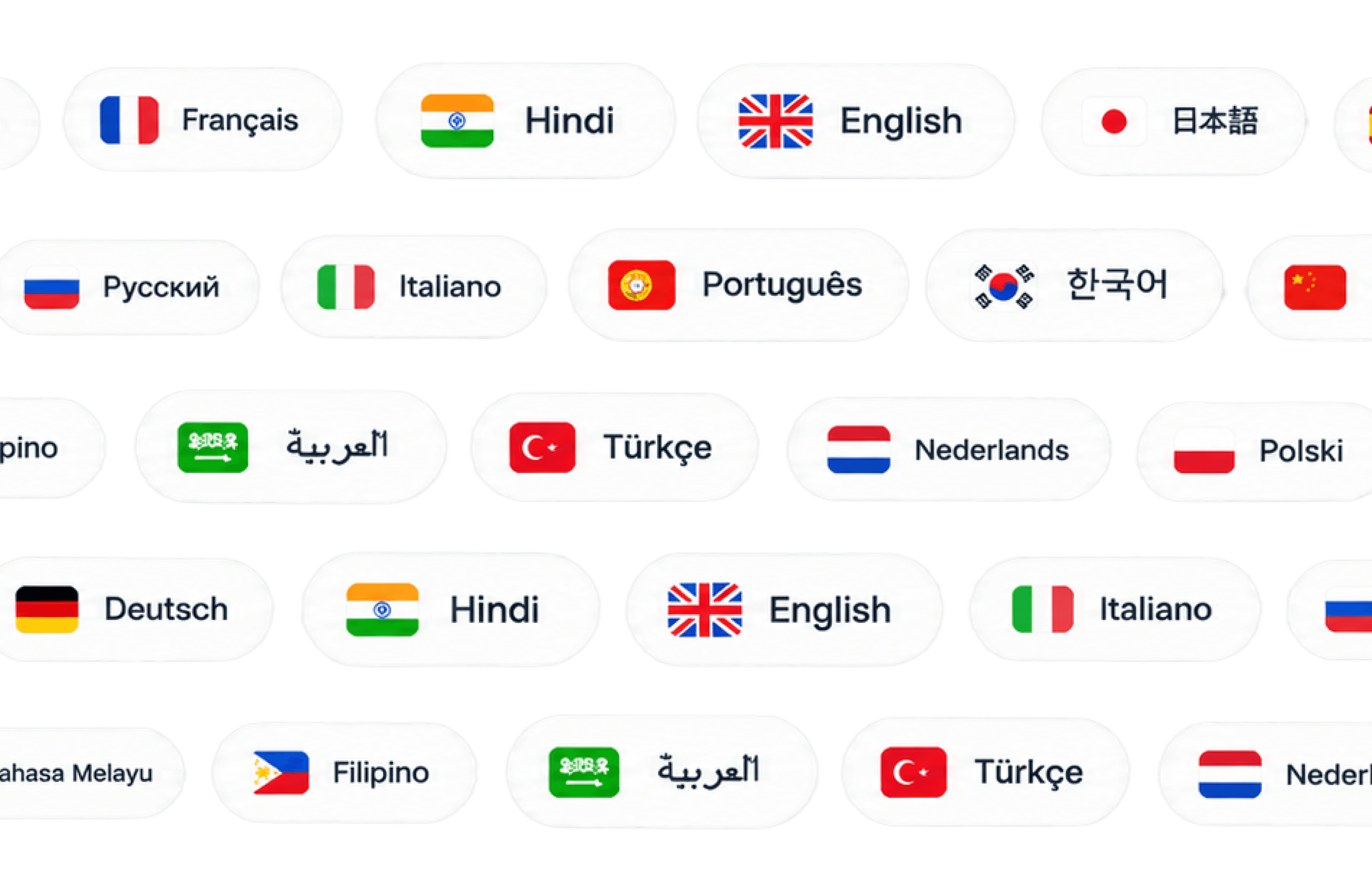 Multilingual support
