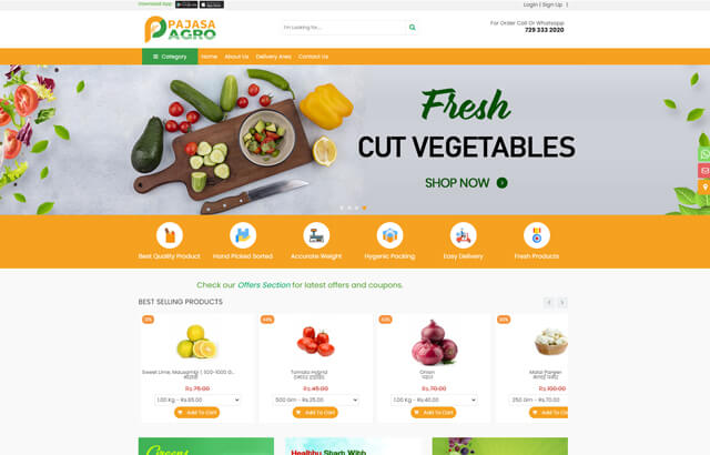 Pajasa Agro desktop preview