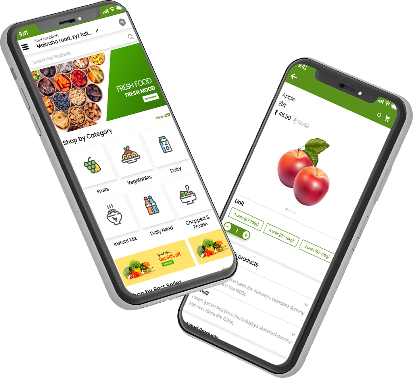 Online Grocery Delivery App
